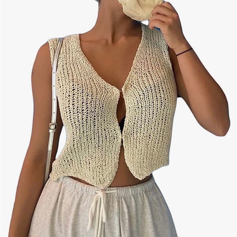 Size Medium Knit Crop Top